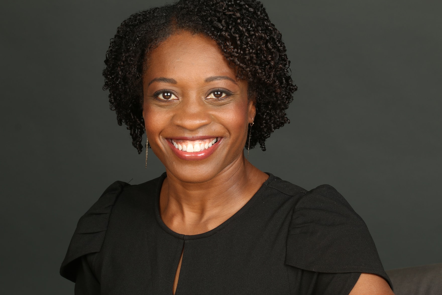 Toni McFadden smiling